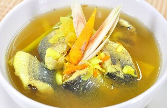 ปลากระบอกต้มขมิ้น (สากล) อาหารภาคใต้