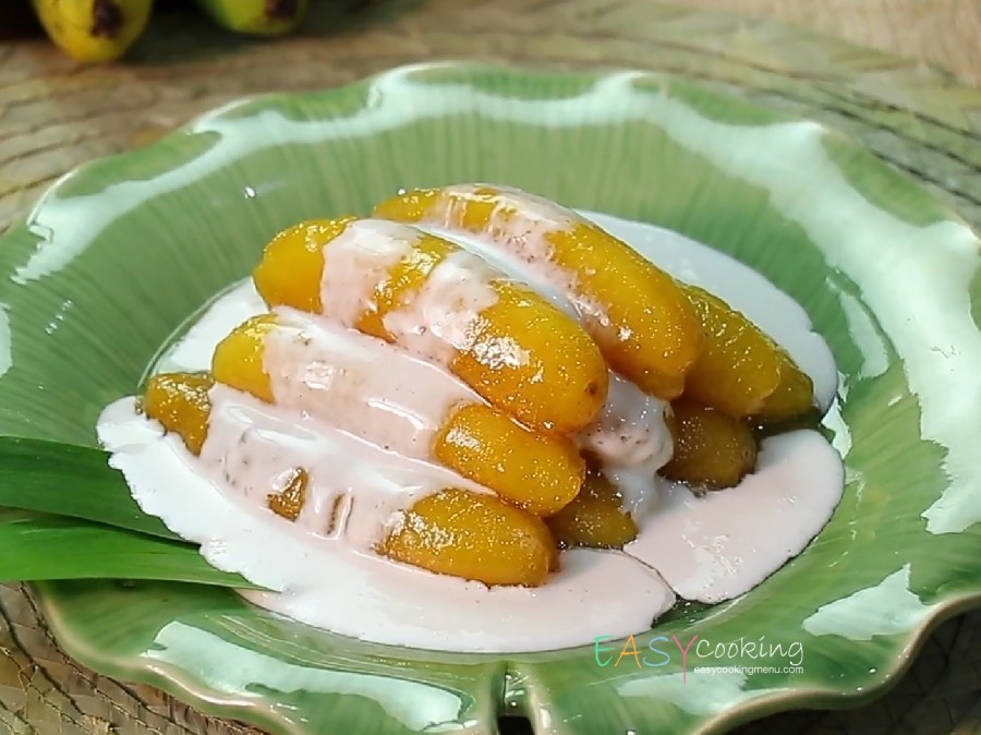 ขนมกล้วยเชื่อม ขนมไทย