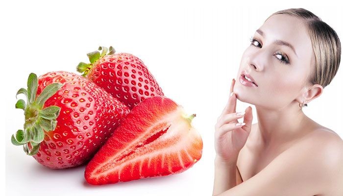 สตรอเบอร์รี่ขจัดปัญหาหน้ามัน