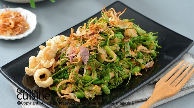 ยำสะนัด อาหารภาคเหนือ