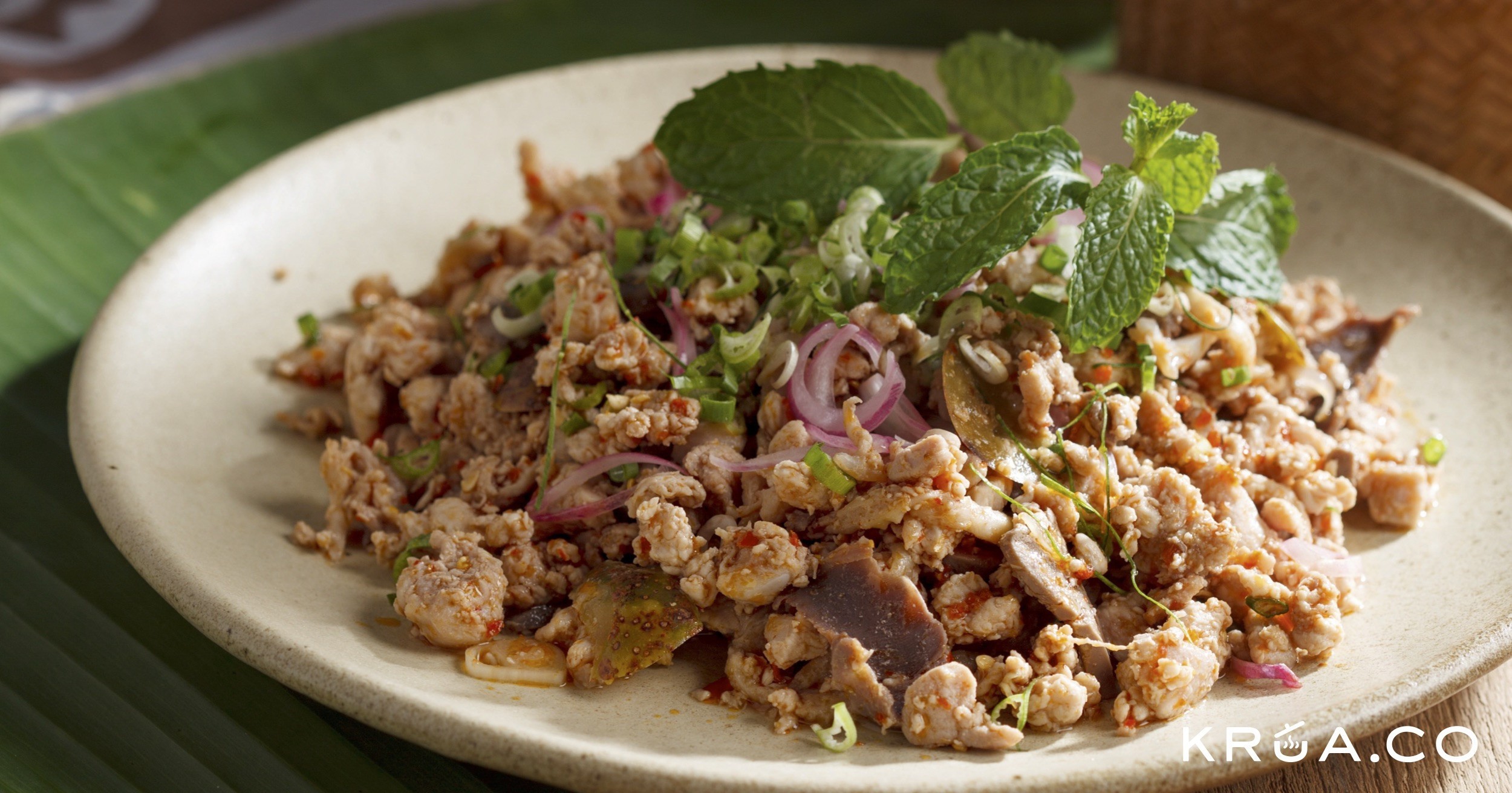 ลาบไก่ อาหารภาคอีสาน