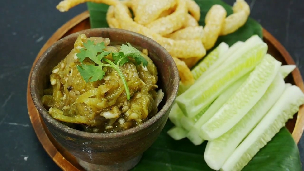 น้ำพริกหนุ่ม (ดั้งเดิม) อาหารภาคเหนือ