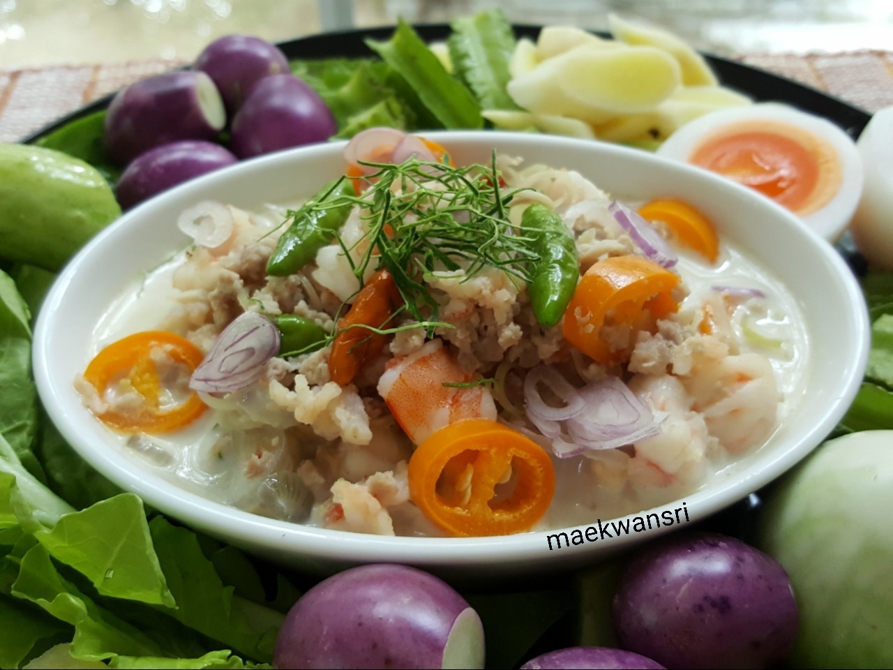 หลนปลาเค็ม อาหารภาคกลาง