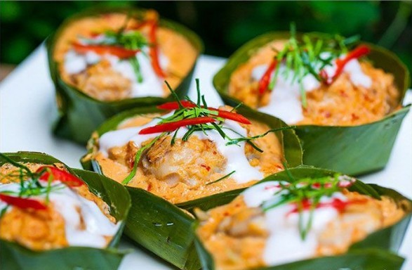 ห่อหมกปลา (สากล) อาหารภาคกลาง