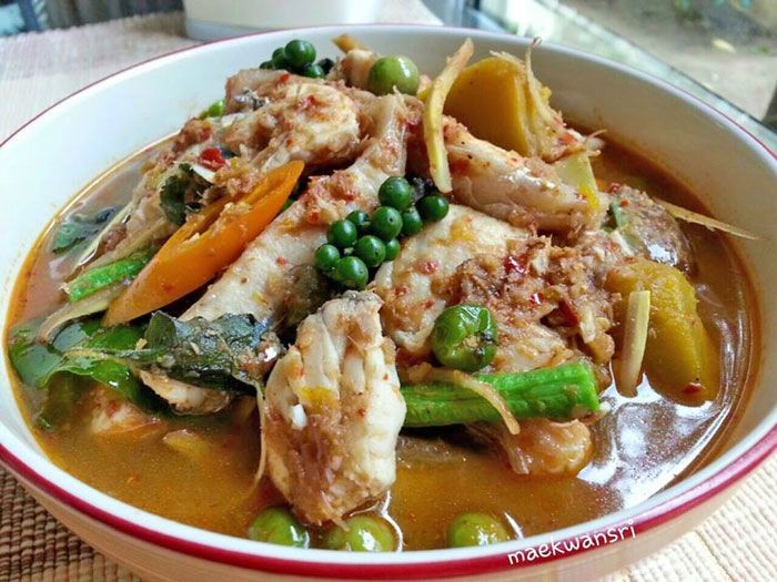 แกงป่าปลากระพง อาหารภาคกลาง