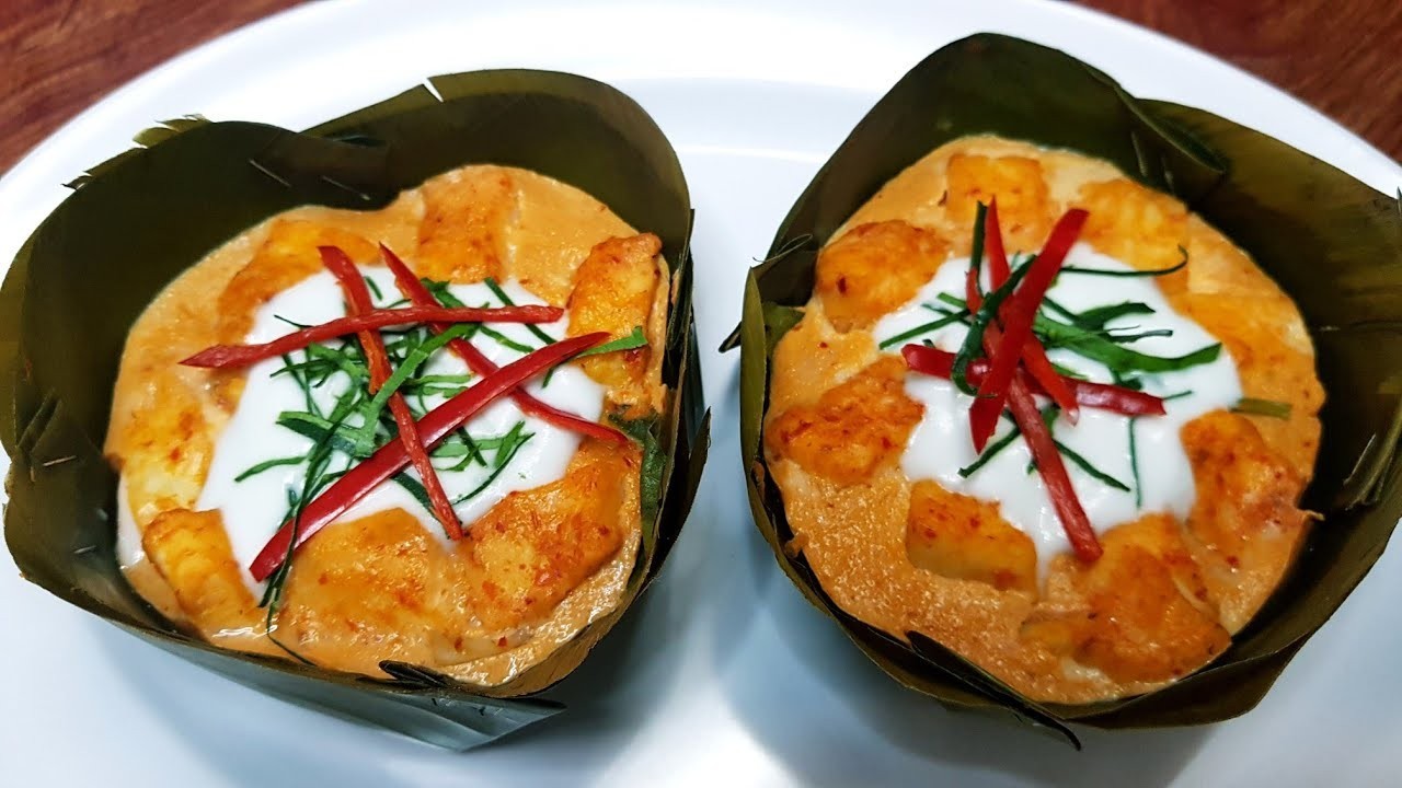 ห่อหมกปลาดอรี่ อาหารภาคกลาง