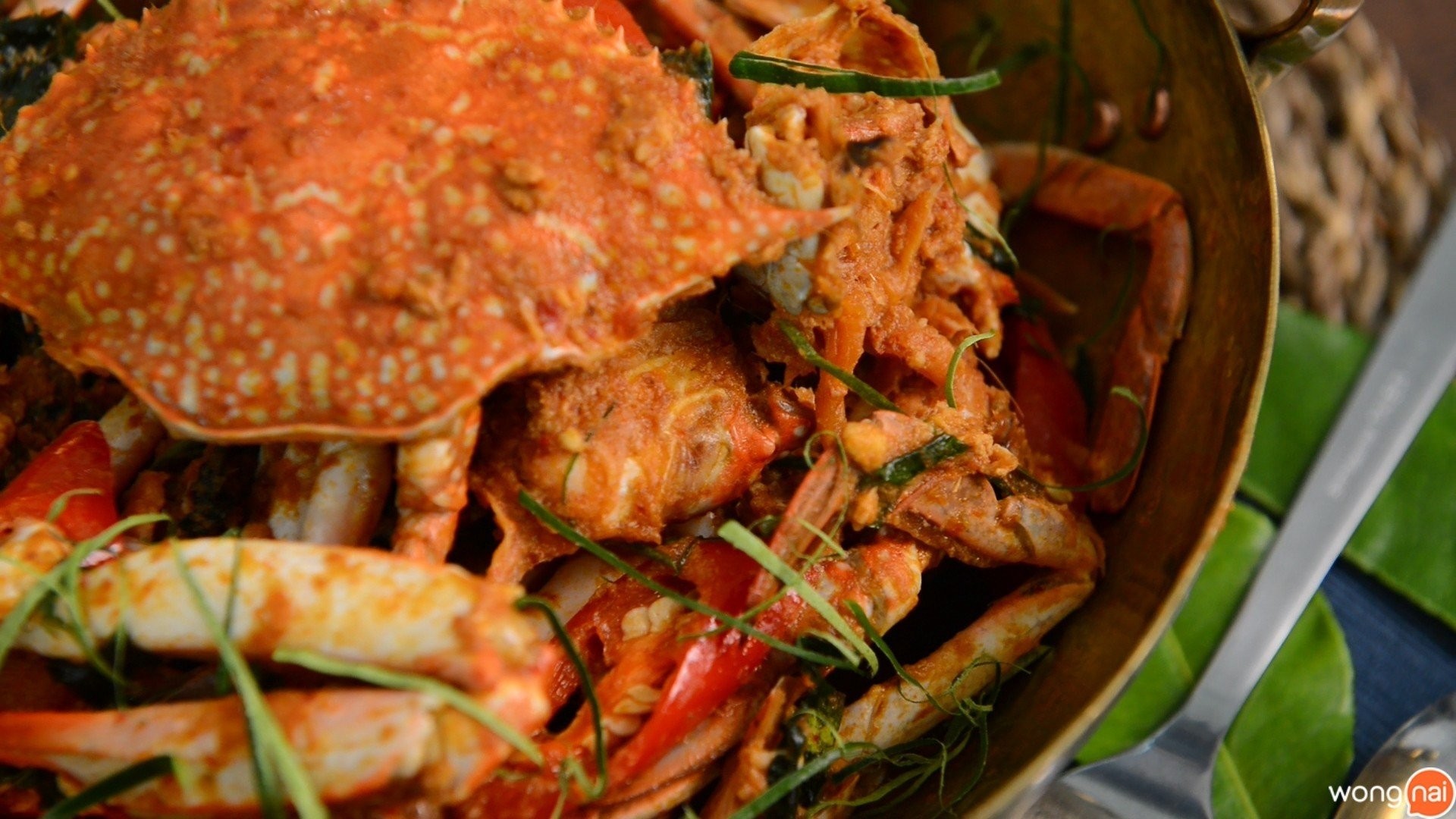 แกงคั่วปูม้า อาหารภาคกลาง