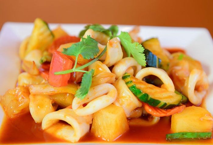 ผัดเปรี้ยวหวาน อาหารภาคกลาง