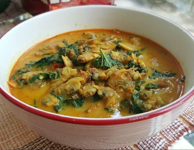 แกงคั่วหอยลาย อาหารภาคกลาง