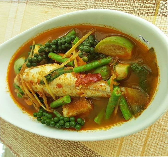 แกงป่าปลาทราย อาหารภาคกลาง