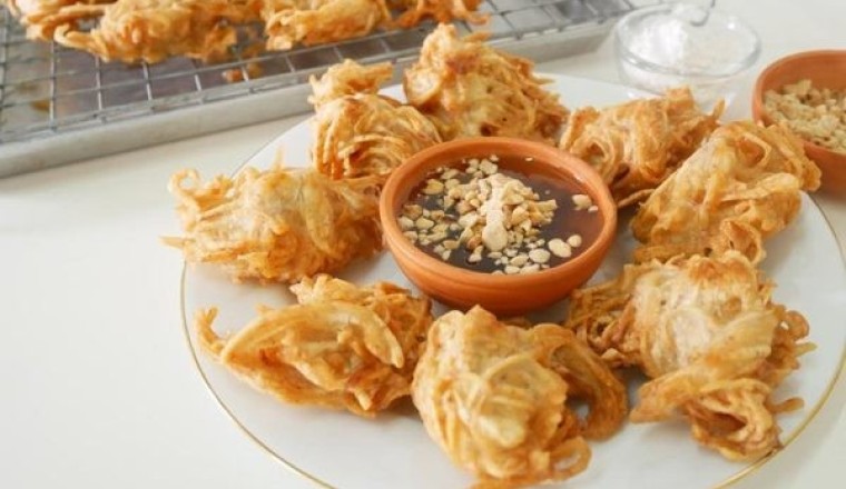 เผือกทอด อาหารเจ