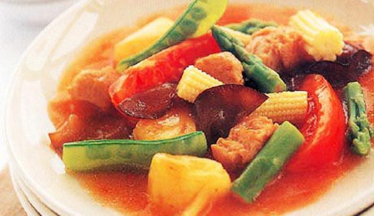 มะเขือเทศสวรรค์ อาหารเจ