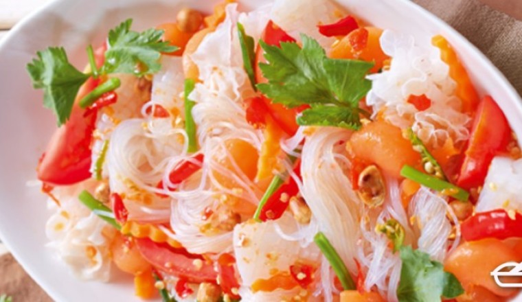 ยำวุ้นเส้น อาหารเจ