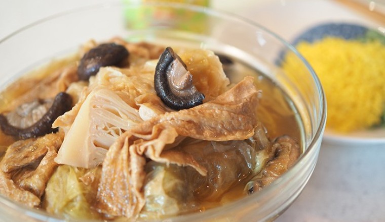 ต้มกะหล่ำ ( เจ ) อาหารเจ