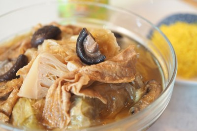 ต้มกะหล่ำ ( เจ ) อาหารเจ