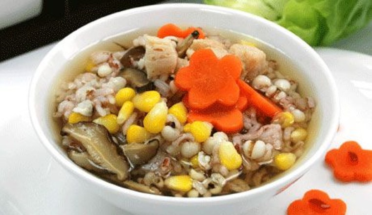 ข้าวต้มเจทรงเครื่อง อาหารเจ