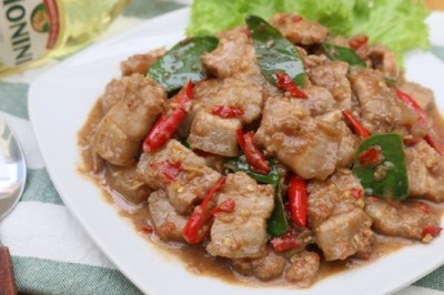 หมูผัดกะปิ อาหารภาคใต้