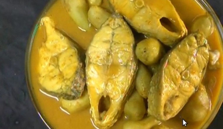 แกงเหลืองปลากะพง อาหารภาคใต้