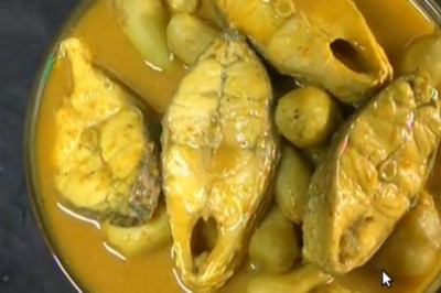 แกงเหลืองปลากะพง อาหารภาคใต้