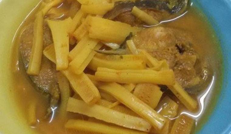 แกงส้มปลาดุกกับหยวก อาหารภาคใต้