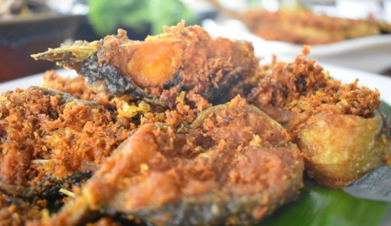 ปลาดุกทอดขมิ้น อาหารภาคใต้