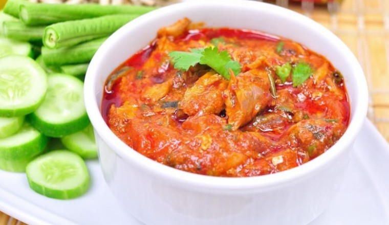 น้ำพริกอ่อง (ดั้งเดิม) อาหารภาคเหนือ