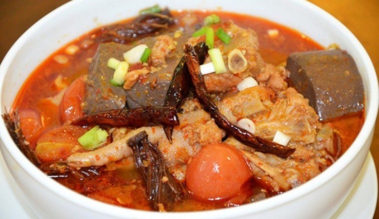 น้ำพริกแกงน้ำเงี้ยว(ดั้งเดิม) อาหารภาคเหนือ