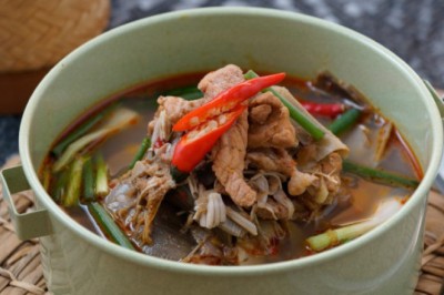 แกงหัวปลีกับหมู อาหารภาคเหนือ