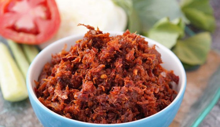 น้ำพริกตาแดง (ดั้งเดิม) อาหารภาคเหนือ