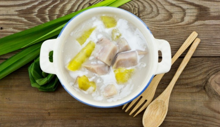 แกงบวดเผือก ขนมไทย