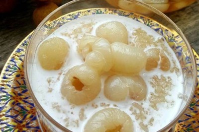 ขนมข้าวเหนียวเปียกลำใย ขนมไทย