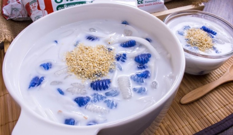 ขนมครองแครงกะทิสด ขนมไทย