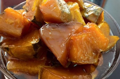 ฟักทองเชื่อม ขนมไทย