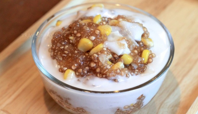 ขนมสาคูเปียกมะพร้าวอ่อน ขนมไทย