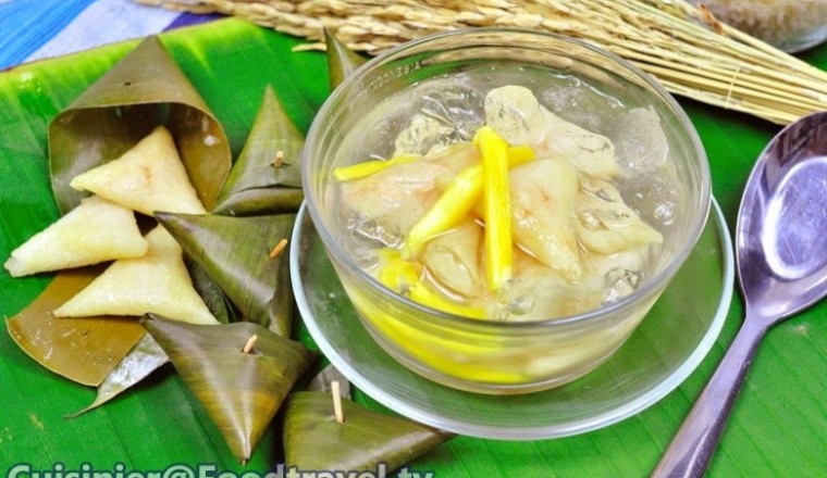 ข้าวต้มน้ำวุ้น ขนมไทย