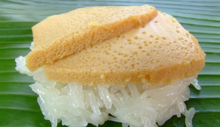 ข้าวเหนียวสังขยา ขนมไทย