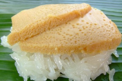 ข้าวเหนียวสังขยา ขนมไทย