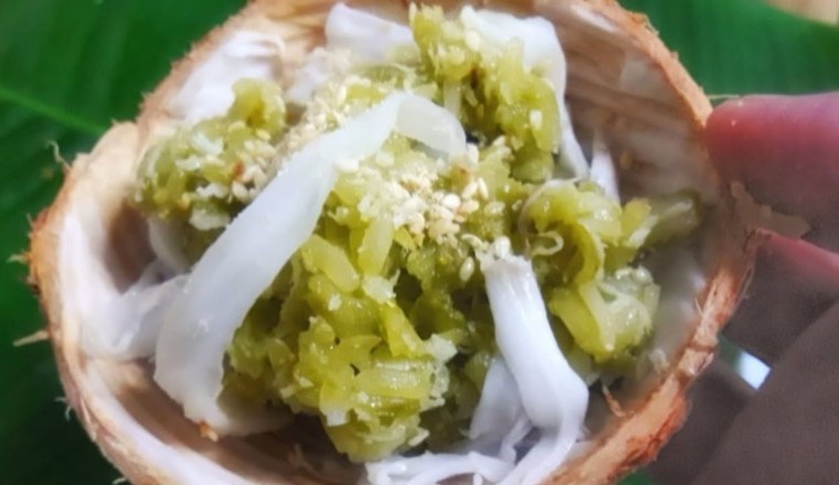 ข้าวเม่าคลุก ขนมไทย