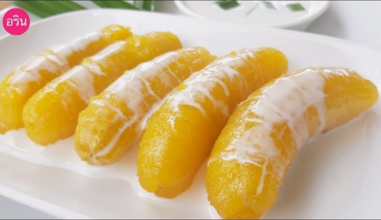 กล้วยไข่เชื่อม ขนมไทย