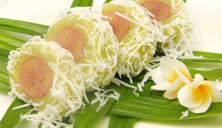 ข้าวต้มหัวหงอก (ข้าวต้มจิ้ม) ขนมไทย