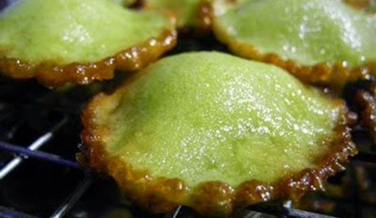 ขนมดอกบัว (สูตรใบเตย) ขนมไทย