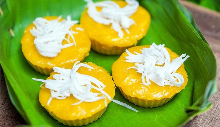 ขนมฟักทอง ขนมไทย