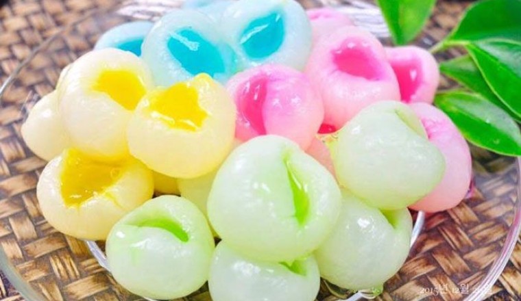 วุ้นลำไย - ลำไยอัญมณี ขนมไทย