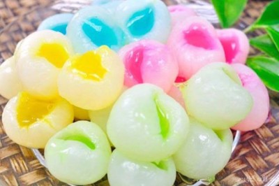 วุ้นลำไย - ลำไยอัญมณี ขนมไทย