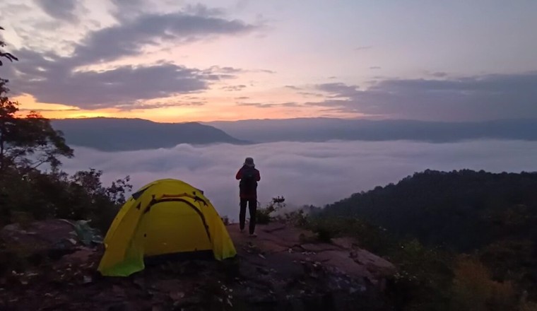 ช่วงปีใหม่ ชาวบ้านบุ่งกุ่ม ชวนชม อภิมหาทะเลหมอก โป่งฟาน วิวสวยไม่เหมือนใคร