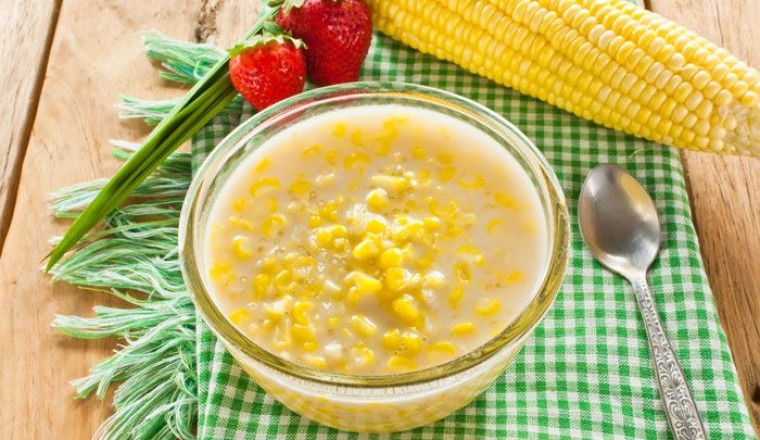 แกงบวดข้าวโพด ขนมไทย