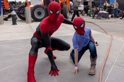 น่ารัก! ‘ทอม ฮอลแลนด์-เซนดายา’ พาเด็กน้อยฮีโรช่วยน้องสาวจากสุนัข ชมกองถ่าย ‘Spider-Man: No Way Home’ ตามสัญญาแล้ว!