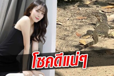 นิวเคลียร์ เตรียมรับโชคปีใหม่ ตัวเงินตัวทองเยือนบ้าน ตัวใหญ่มาก