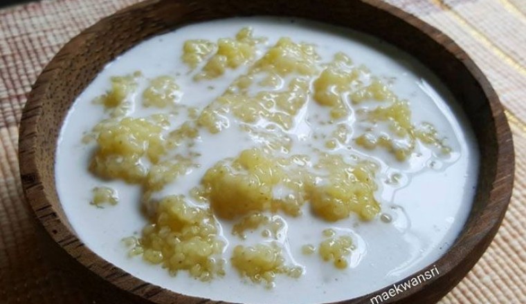 ข้าวฟ่างเปียก ขนมไทย