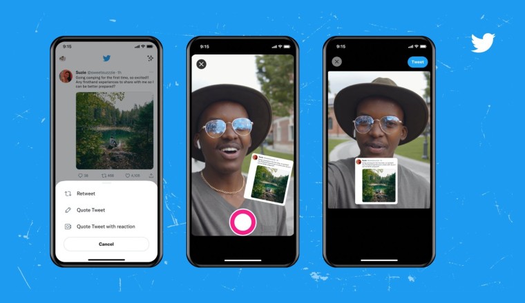 Twitter ทดสอบตัวเลือกรีทวีตใหม่พร้อมวิดีโอรีแอกชันบน iOS